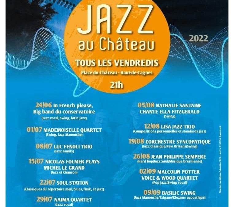 8-juillet-2022 Concert à Cagnes sur Mer JazzAuChateau